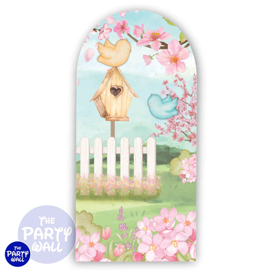 Jardín - Funda para mampara de punta redonda