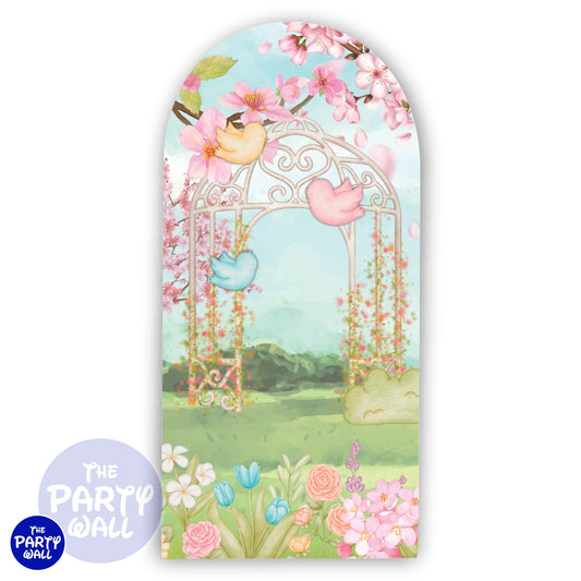 Jardín - Funda para mampara de punta redonda