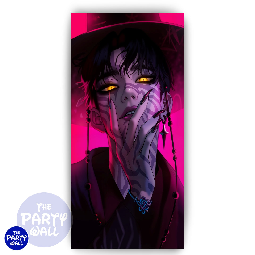 KPop Demon Hunters - Funda para mampara de punta redonda