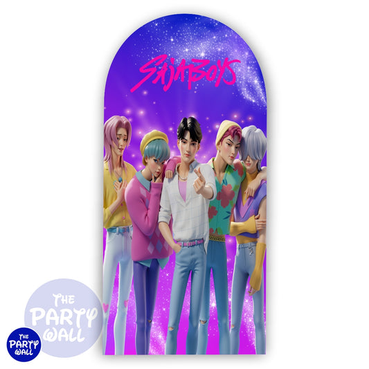 KPop Demon Hunters - Funda para mampara de punta redonda