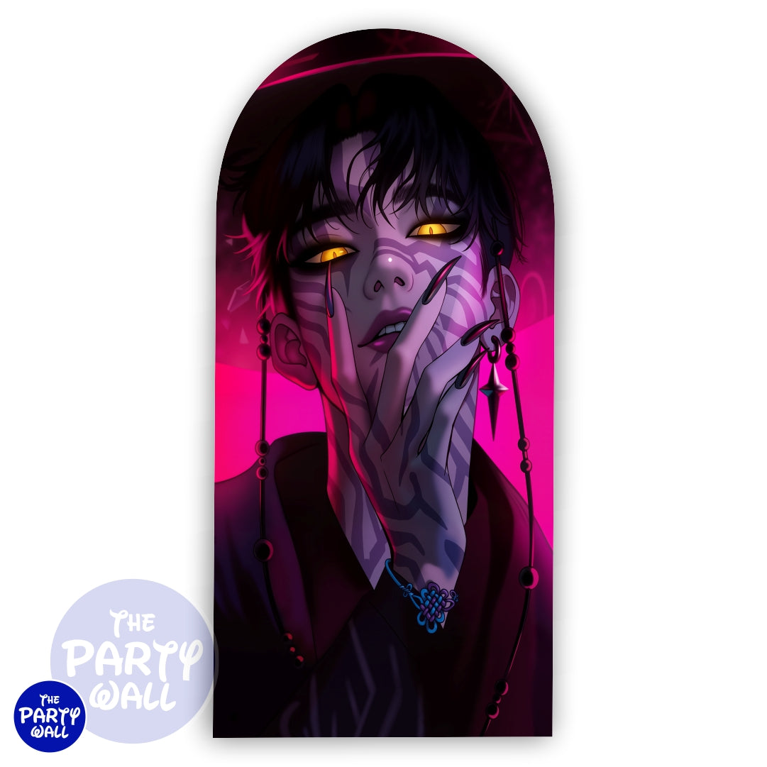 KPop Demon Hunters - Funda para mampara de punta redonda