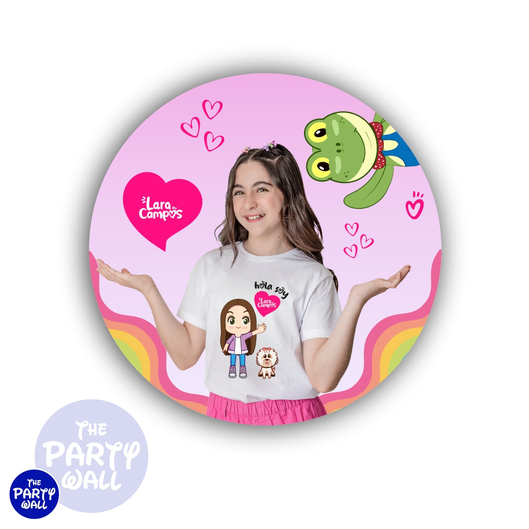 Lara Campos - Funda para mampara circular