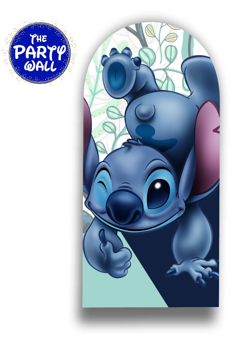 Lilo y Stitch - Funda para mampara de punta redonda