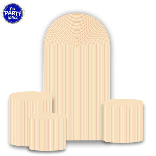 Ondas - Fundas para set de mampara de punta redonda