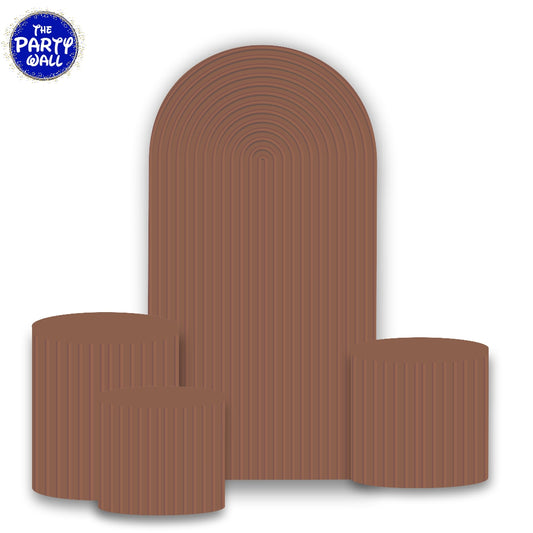 Ondas - Fundas para set de mampara de punta redonda