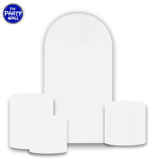 Ondas - Fundas para set de mampara de punta redonda