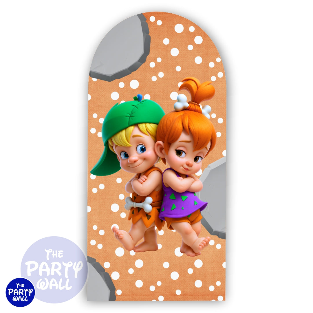 Los Picapiedra - Funda para mampara de punta redonda