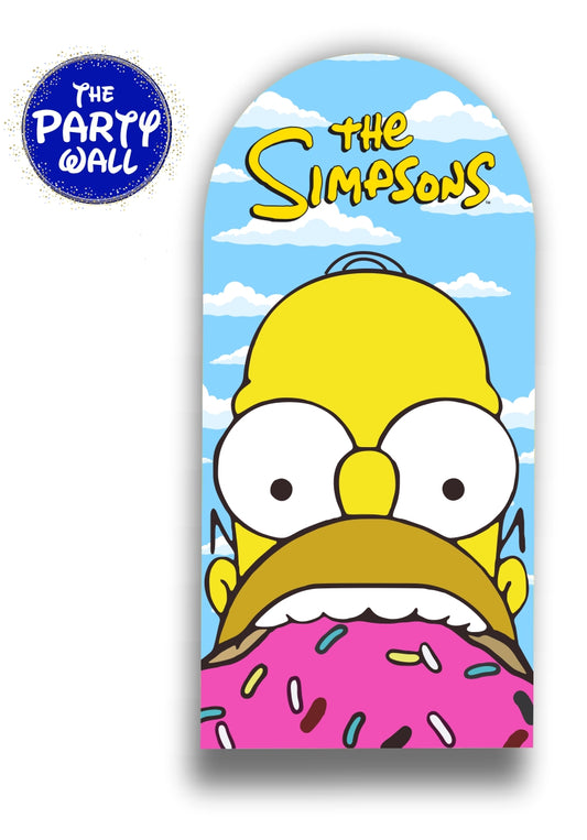 Los Simpsons - Funda para mampara de punta redonda