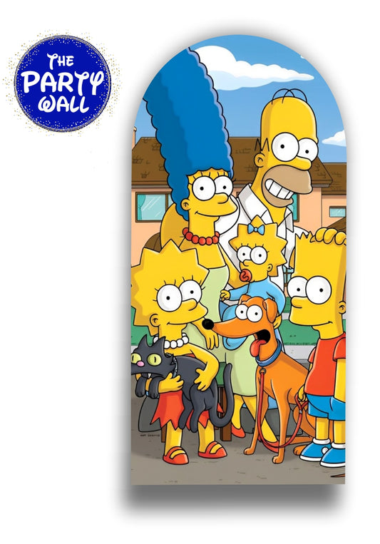 Los Simpsons - Funda para mampara de punta redonda
