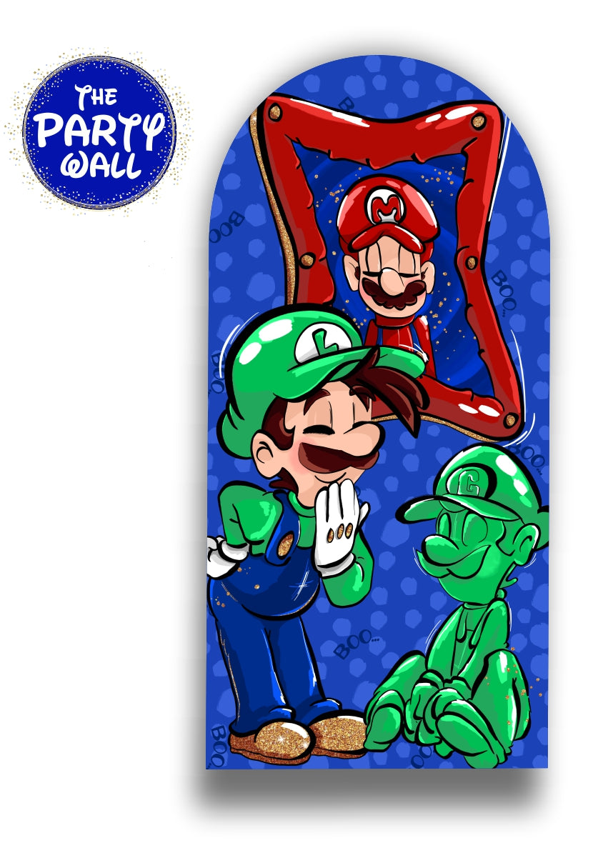 Luigi´s Mansion - Funda para mampara de punta redonda