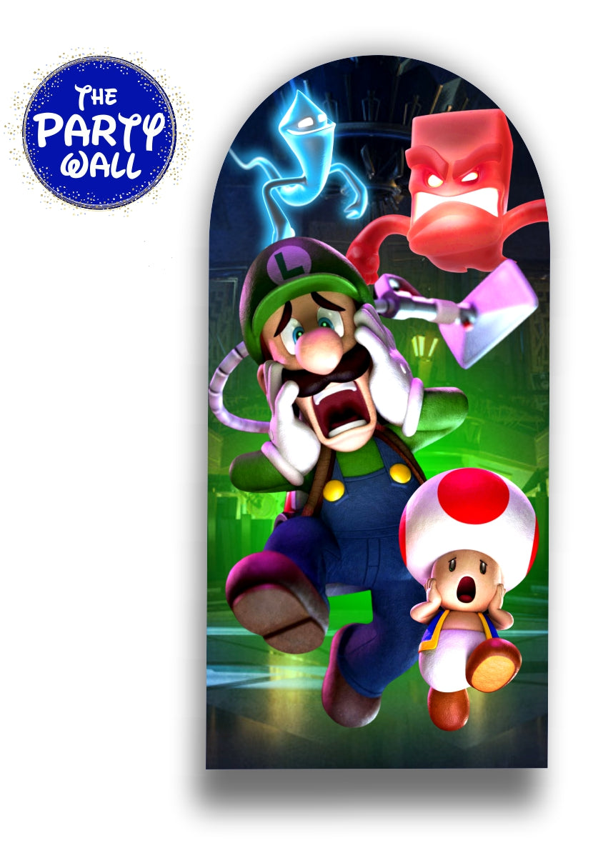 Luigi´s Mansion - Funda para mampara de punta redonda