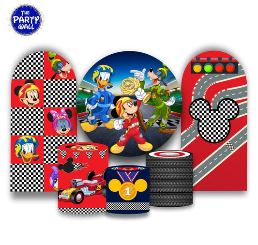 Mickey Mouse Piloto - Fundas para set + 2 complementos