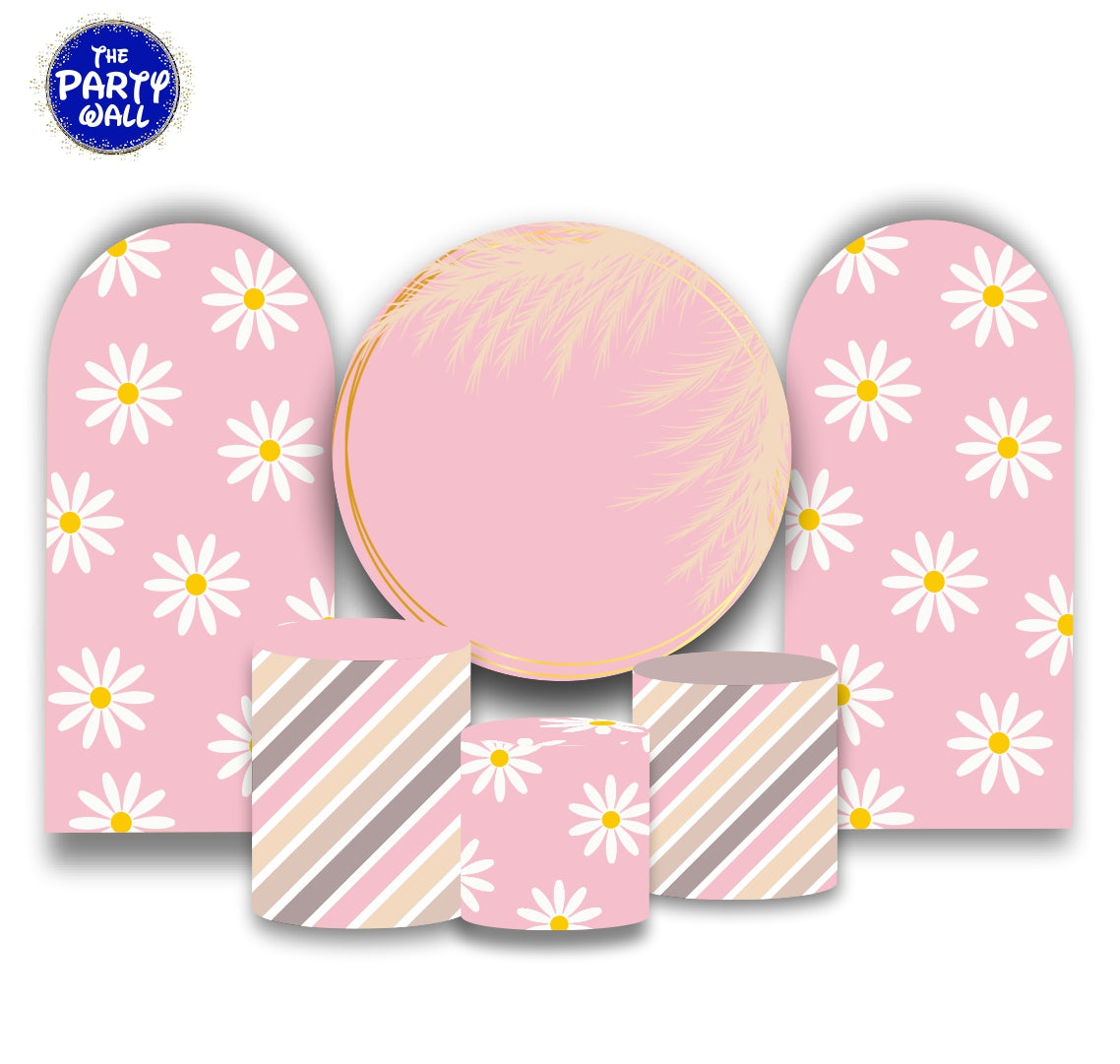 Margaritas / Daisies - Fundas para set + 2 complementos