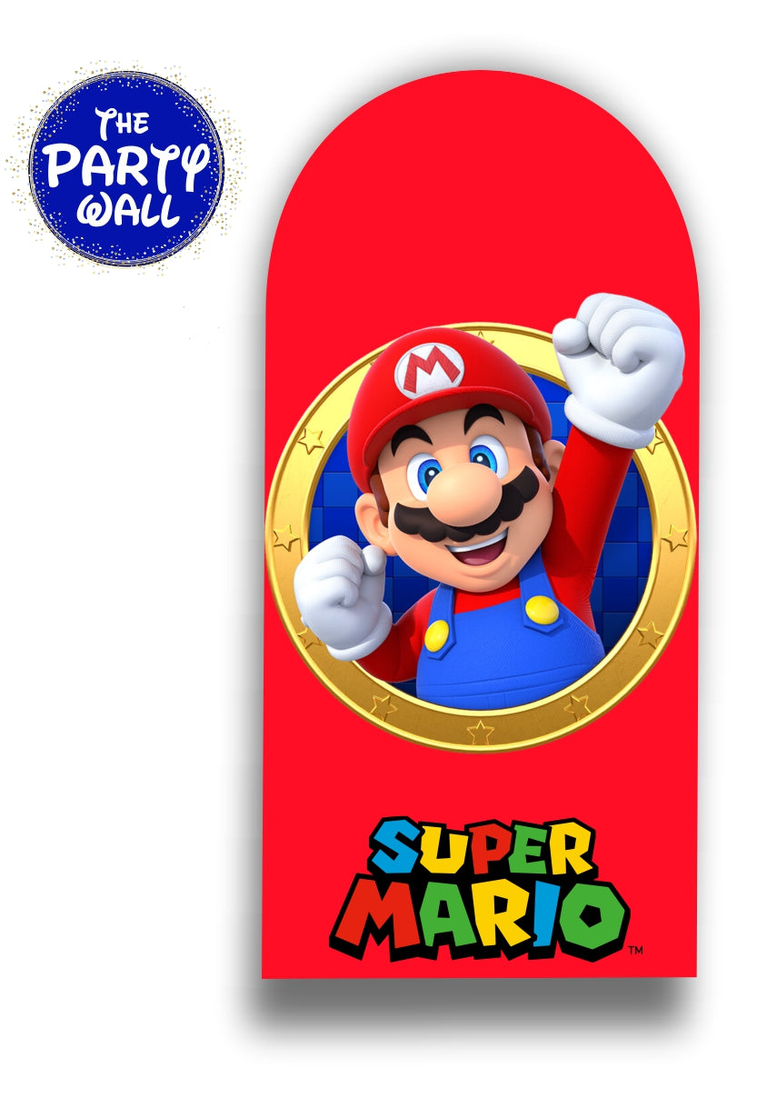 Super Mario - Funda para mampara de punta redonda