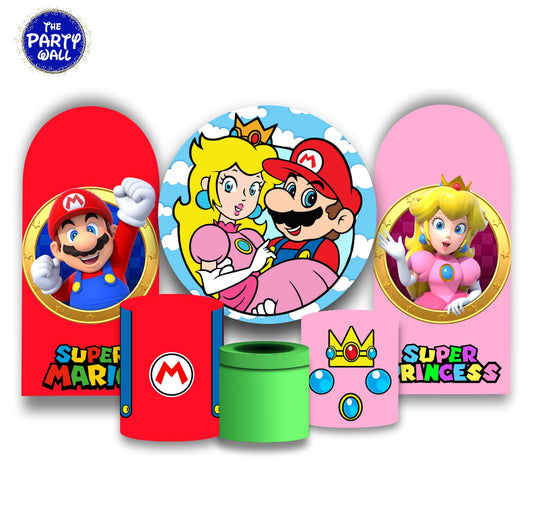 Super Mario - Fundas para set + 2 complementos