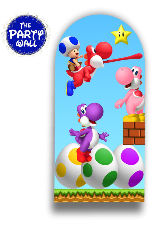 Super Mario - Funda para mampara de punta redonda