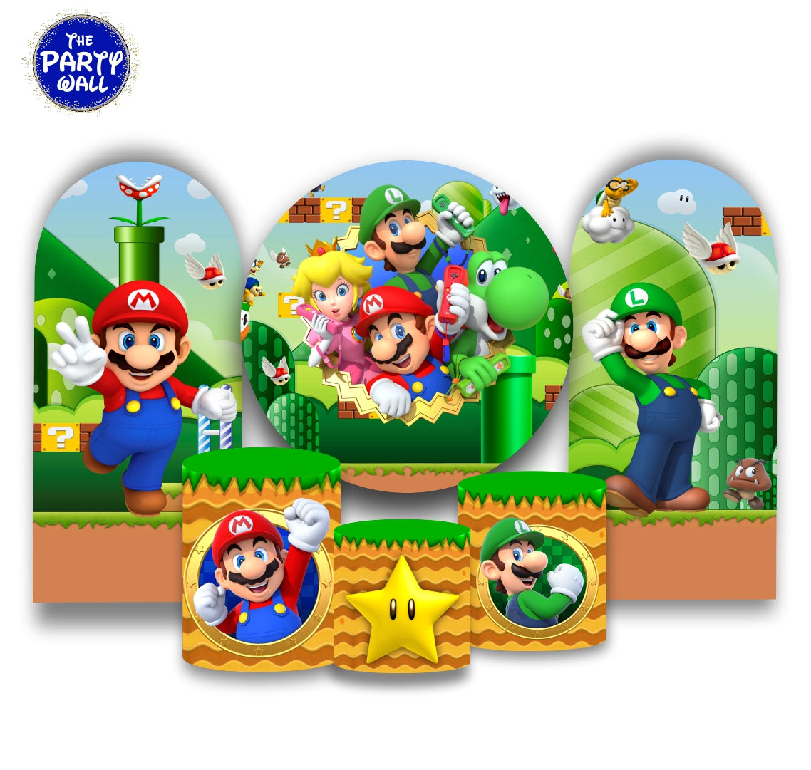 Super Mario - Fundas para set + 2 complementos