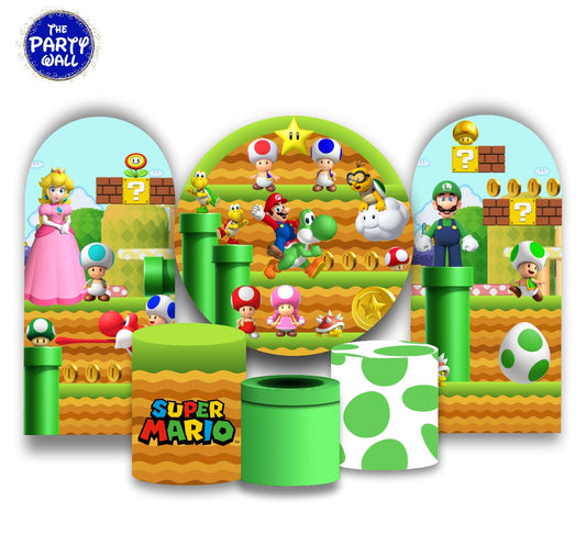 Super Mario - Fundas para set + 2 complementos