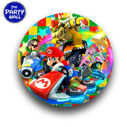 Super Mario - Funda para mampara circular