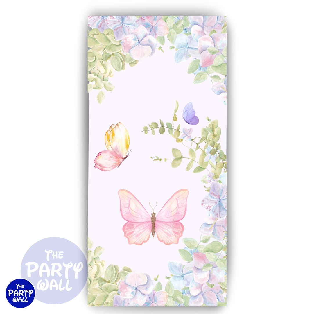 Mariposas - Funda para mampara de punta redonda