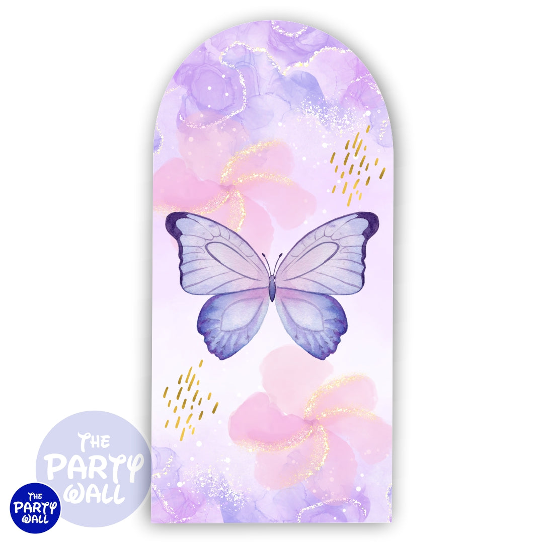 Mariposas - Funda para mampara de punta redonda