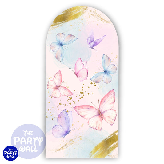 Mariposas - Funda para mampara de punta redonda
