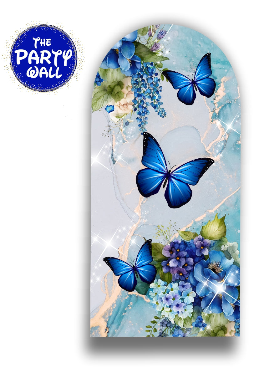 Mariposas - Funda para mampara de punta redonda