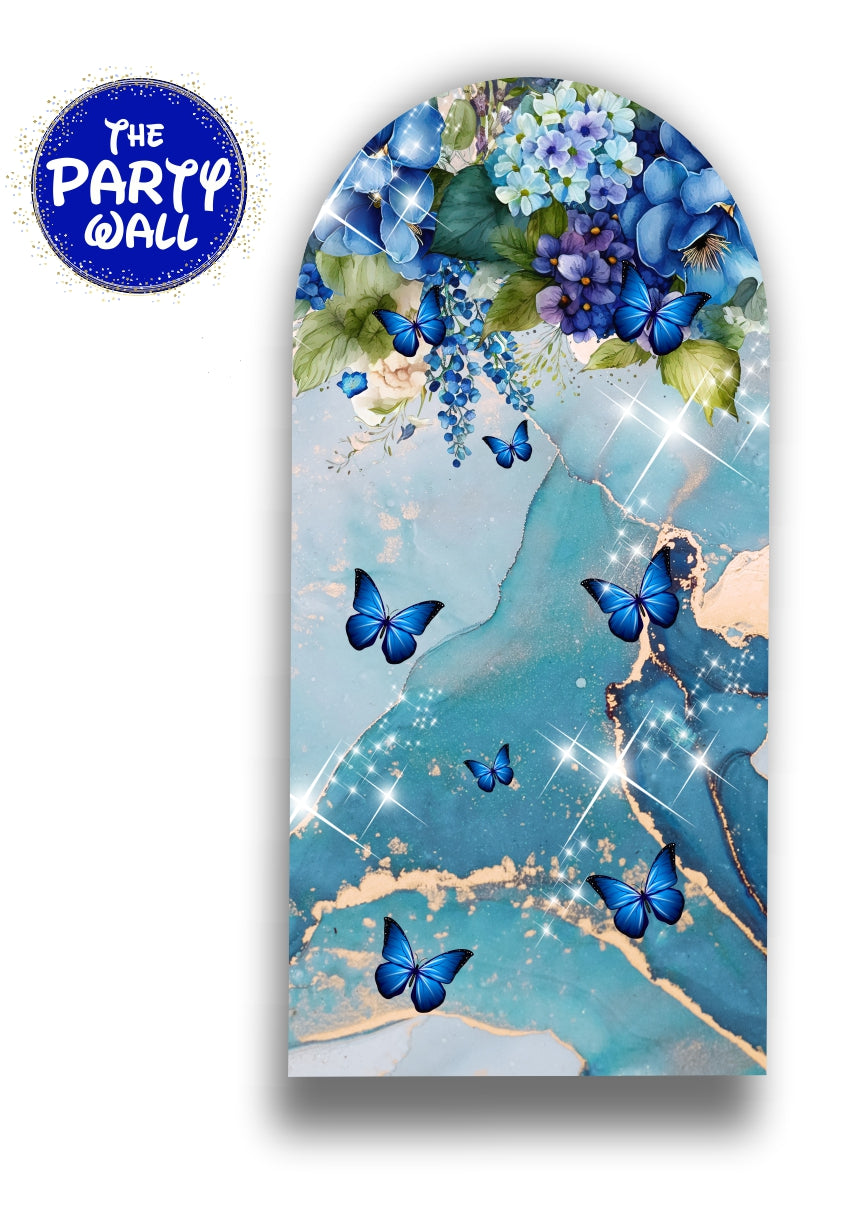 Mariposas - Funda para mampara de punta redonda