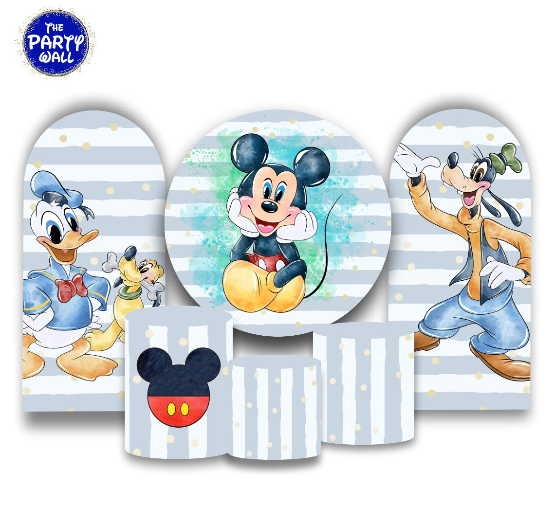 Mickey Mouse - Fundas para set + 2 complementos