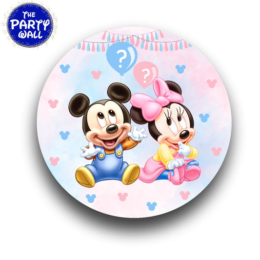 Mickey Mouse - Funda para mampara circular