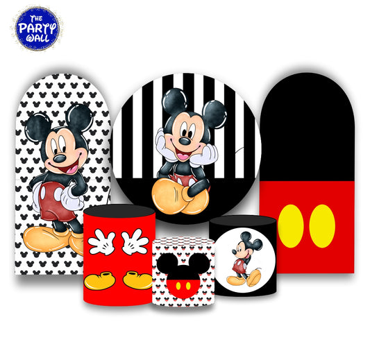 Mickey Mouse - Fundas para set + 2 complementos