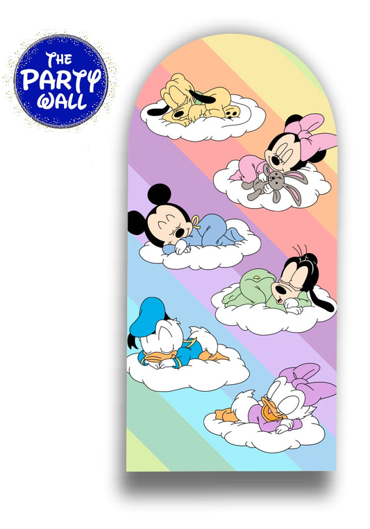 Mickey Mouse - Funda para mampara de punta redonda