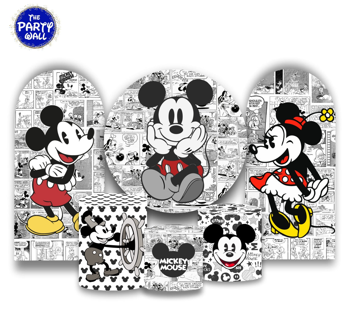 Mickey Mouse - Fundas para set + 2 complementos