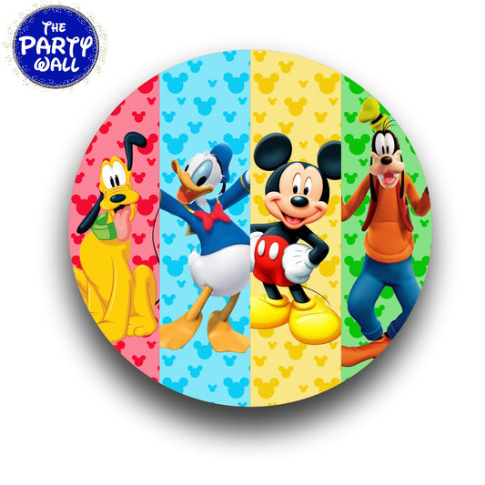 Mickey Mouse - Funda para mampara circular