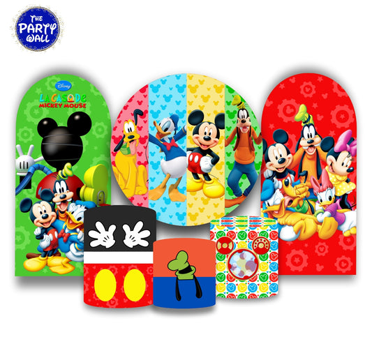 Mickey Mouse - Fundas para set + 2 complementos