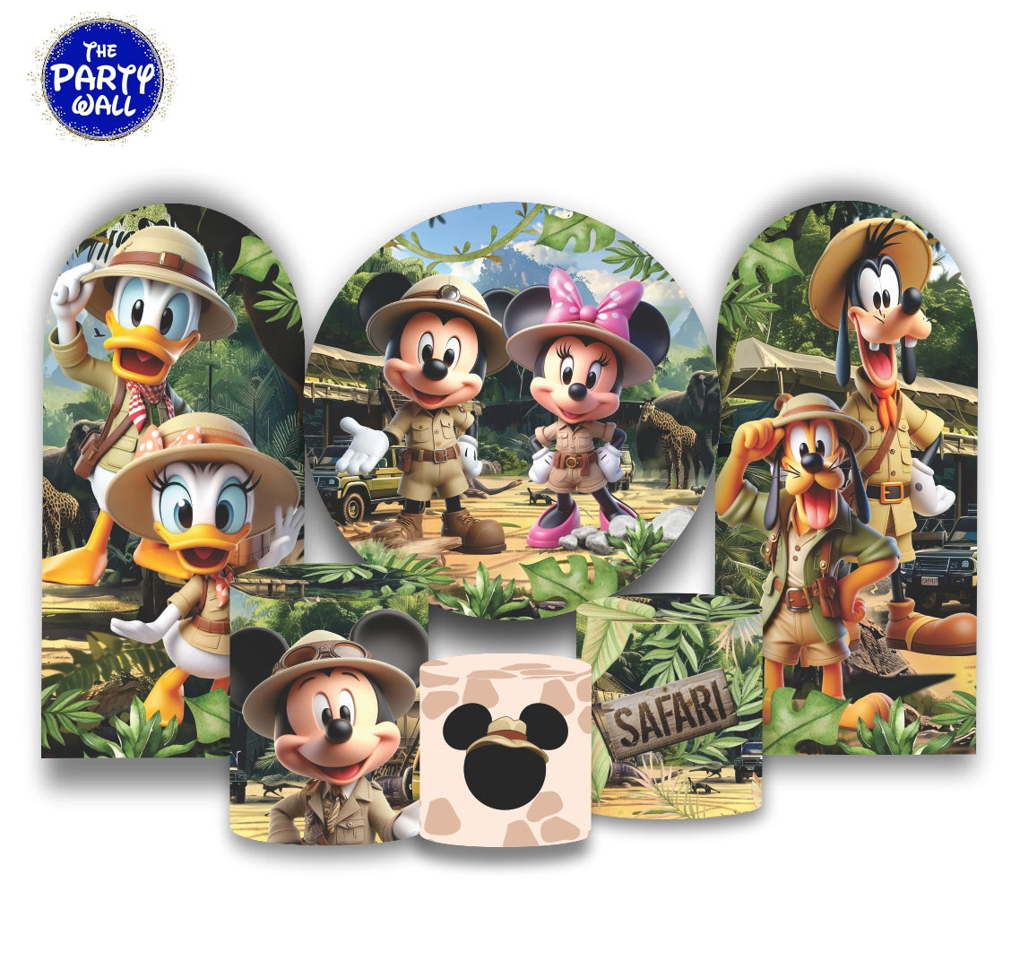 Mickey Mouse Safari - Fundas para set + 2 complementos