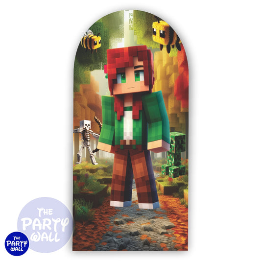 Minecraft - Funda para mampara de punta redonda