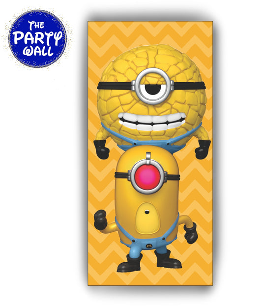 Minions  - Funda para mampara cuadrada