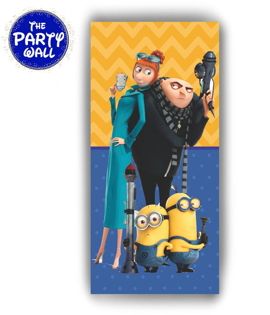 Minions  - Funda para mampara cuadrada