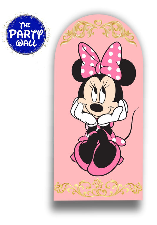 Minnie Mouse - Funda para mampara de punta redonda