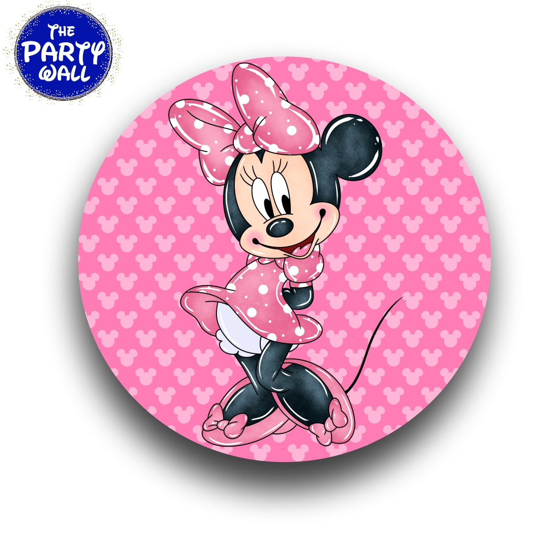 Minnie Mouse - Funda para mampara circular