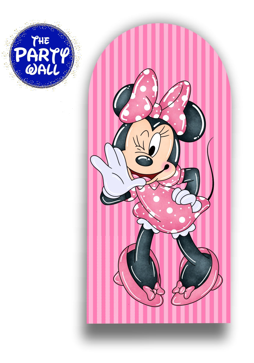 Minnie Mouse - Funda para mampara de punta redonda