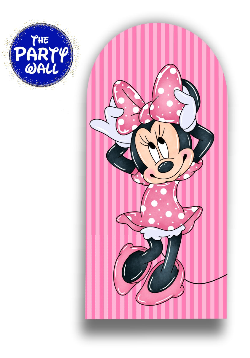 Minnie Mouse - Funda para mampara de punta redonda