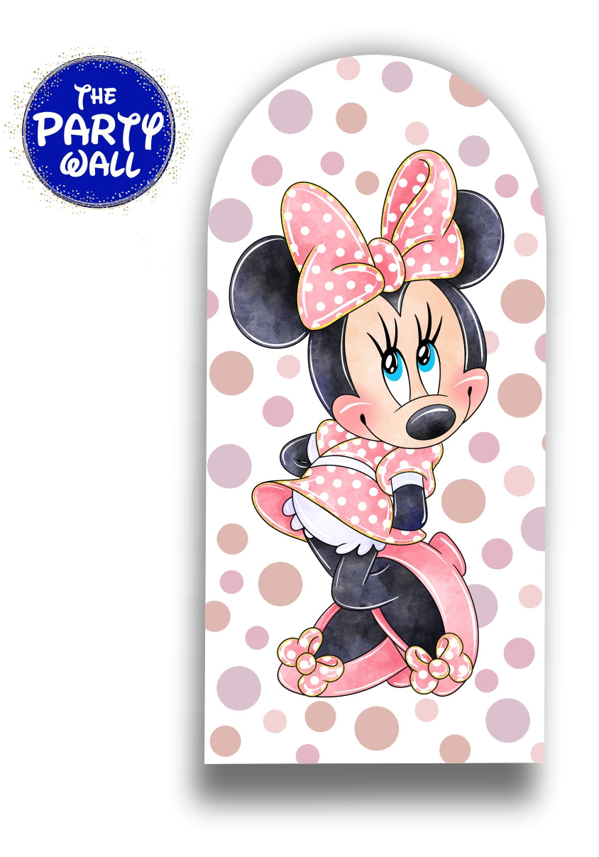 Minnie Mouse - Funda para mampara de punta redonda