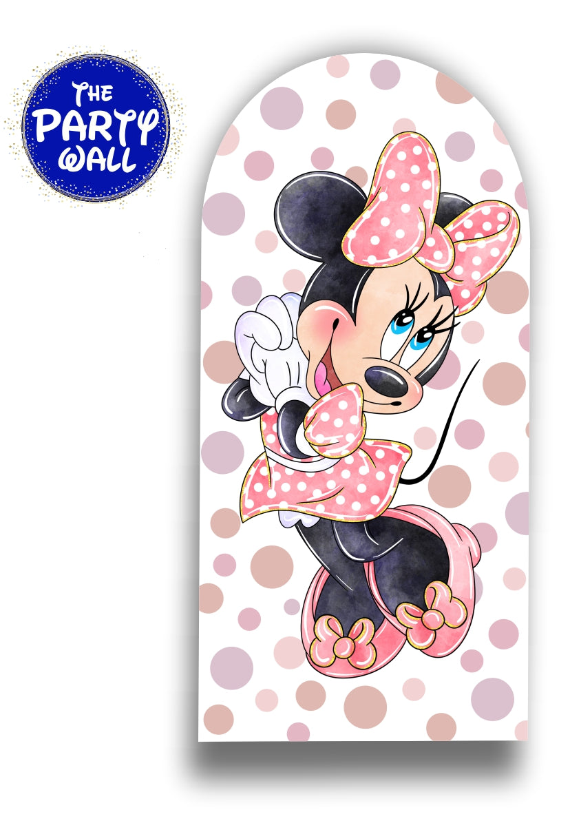 Minnie Mouse - Funda para mampara de punta redonda