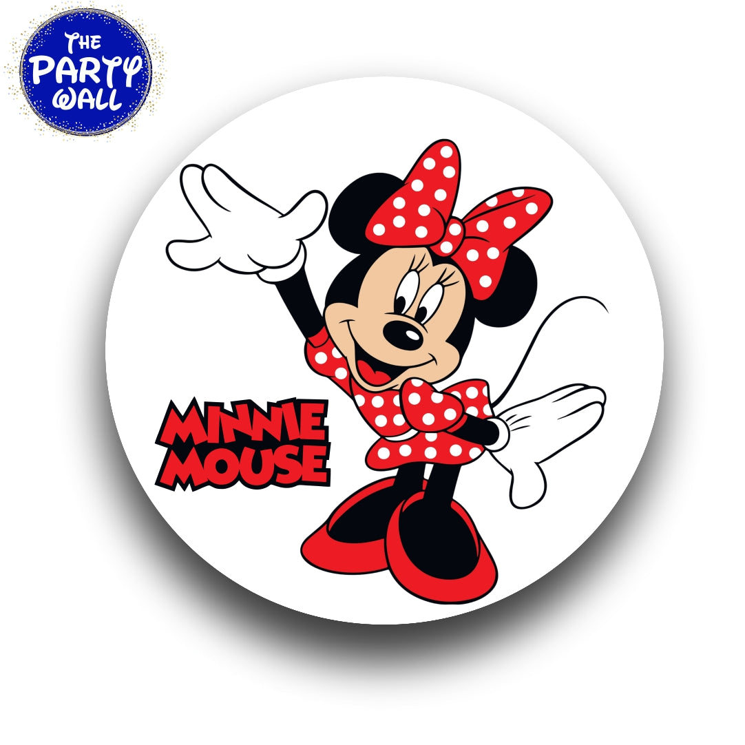 Minnie Mouse - Funda para mampara circular