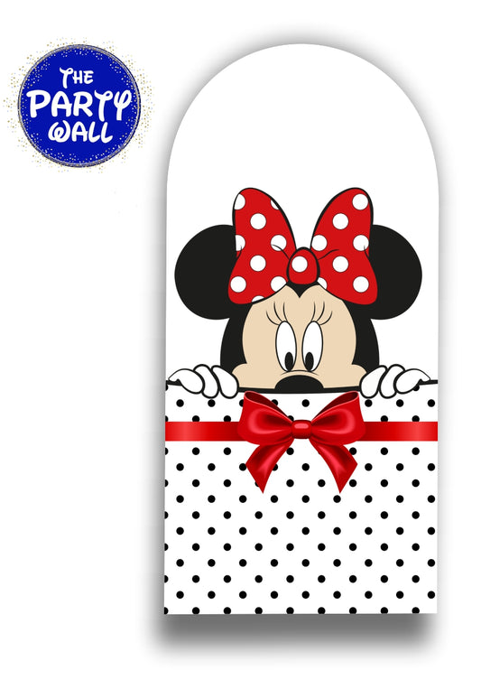 Minnie Mouse - Funda para mampara de punta redonda