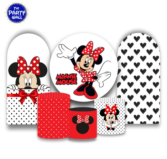 Minnie Mouse - Fundas para set + 2 complementos