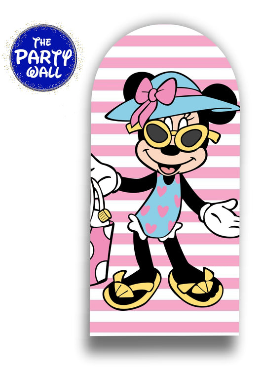 Minnie Mouse - Funda para mampara de punta redonda