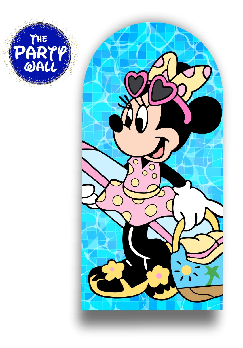 Minnie Mouse - Funda para mampara de punta redonda